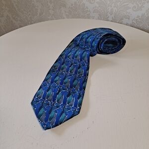 J Garcia Mens Tie "At The Bunny Fights" Collection 16 Vintage 100% Silk
